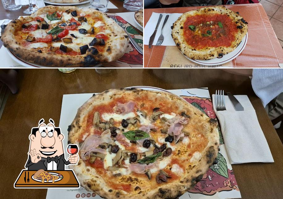 Prenez différents types de pizzas