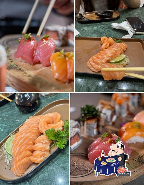 Sashimi em Arquipélago Sushi Continente Shopping