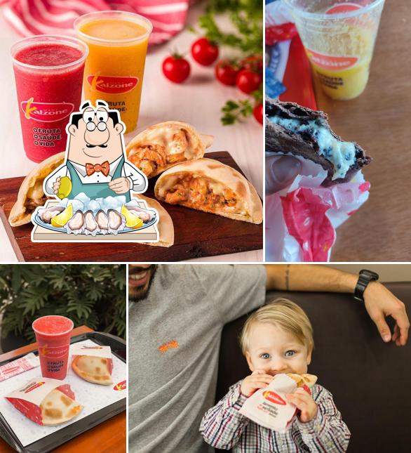 Ostras em Mini Kalzone São Vicente Itajaí