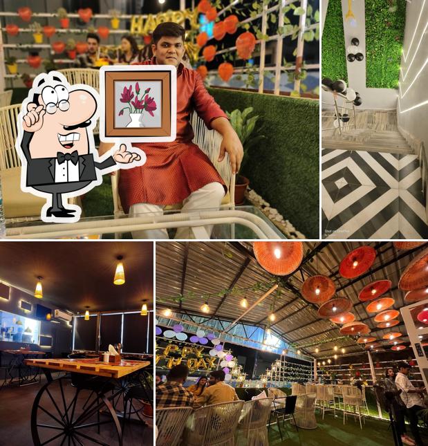 The interior of La Vue Cafe & Restro