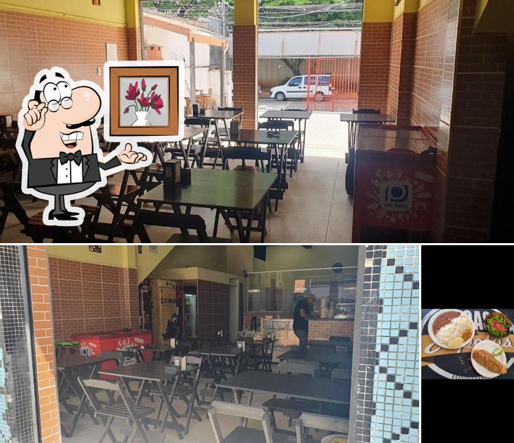 O interior do La Casa dos Espetos e Refeições ZN