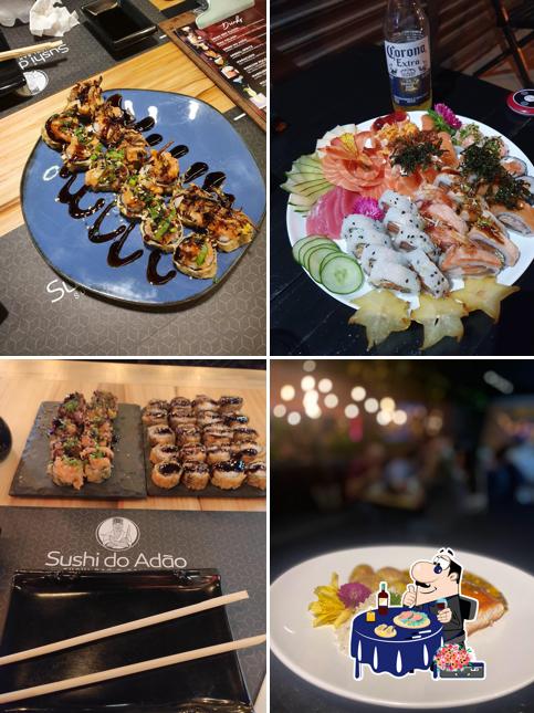 Sashimi em Sushi do Adão