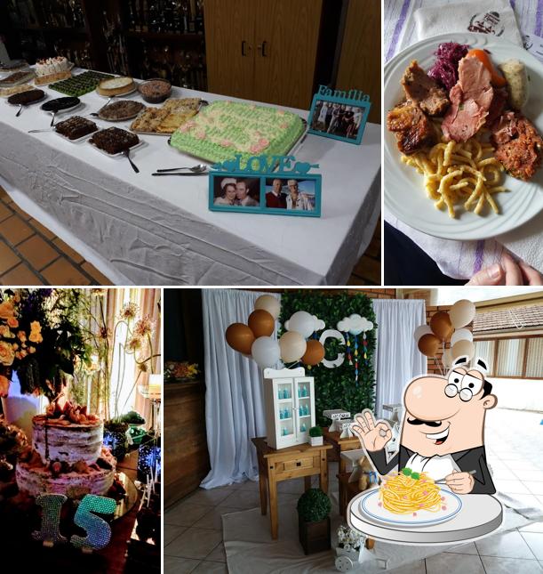 Espaguete carbonara em AABB-Associação Atlética Banco do Brasil