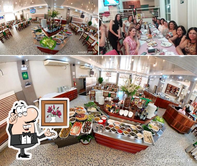 O interior do CHURRASCARIA TABAJARA - BOTUCATU-SP