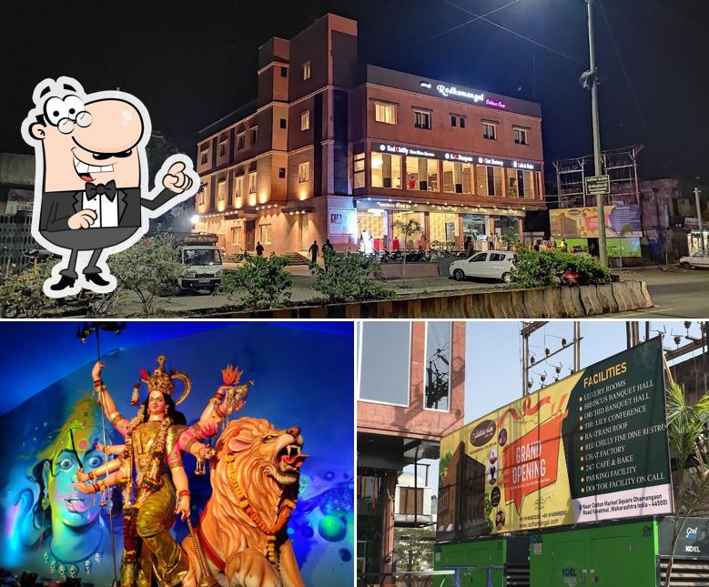 The exterior of Radhamangal Colors Inn