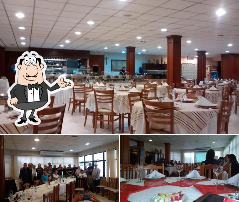 O interior do Restaurante Lindacap