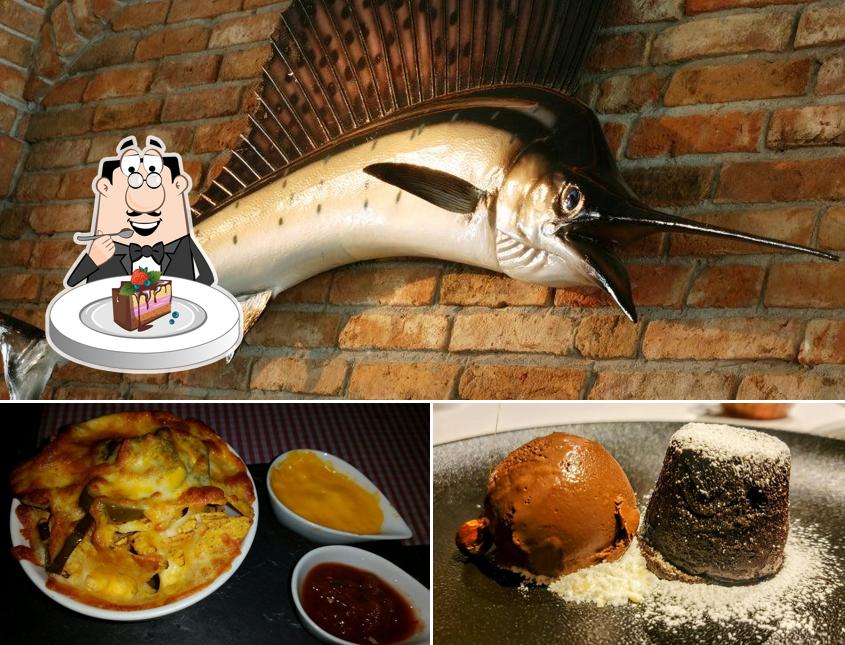 Gâteau au chocolat à PIER 51 Restaurant & Steakhaus Stuttgart