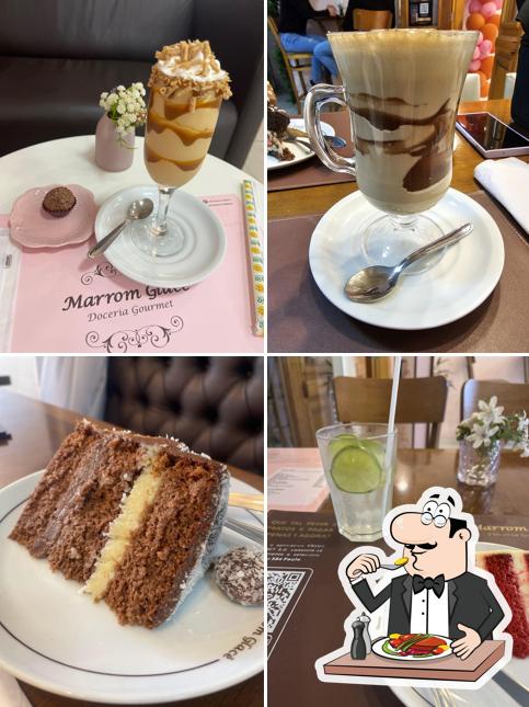 Mousse de chocolate em Confeitaria Marrom Glacê