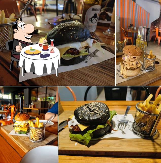 Try out a burger at RocoMamas Goa