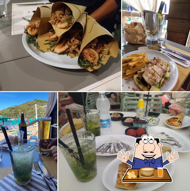 Platti al Osteria di Mare "Il Faro"