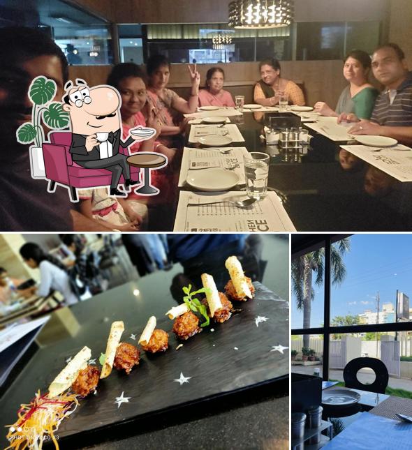 Take a seat at one of the tables at Spice kitchen