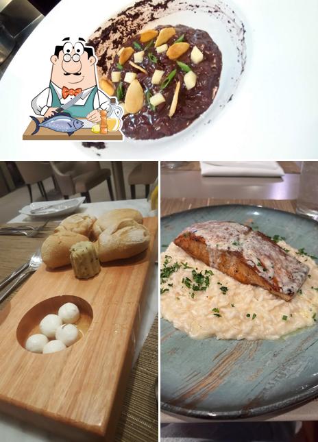 Salmão grelhado em Abelardo Restaurante e Bar