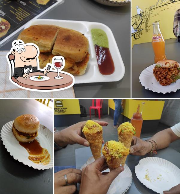 Food at Binharif Dabeli