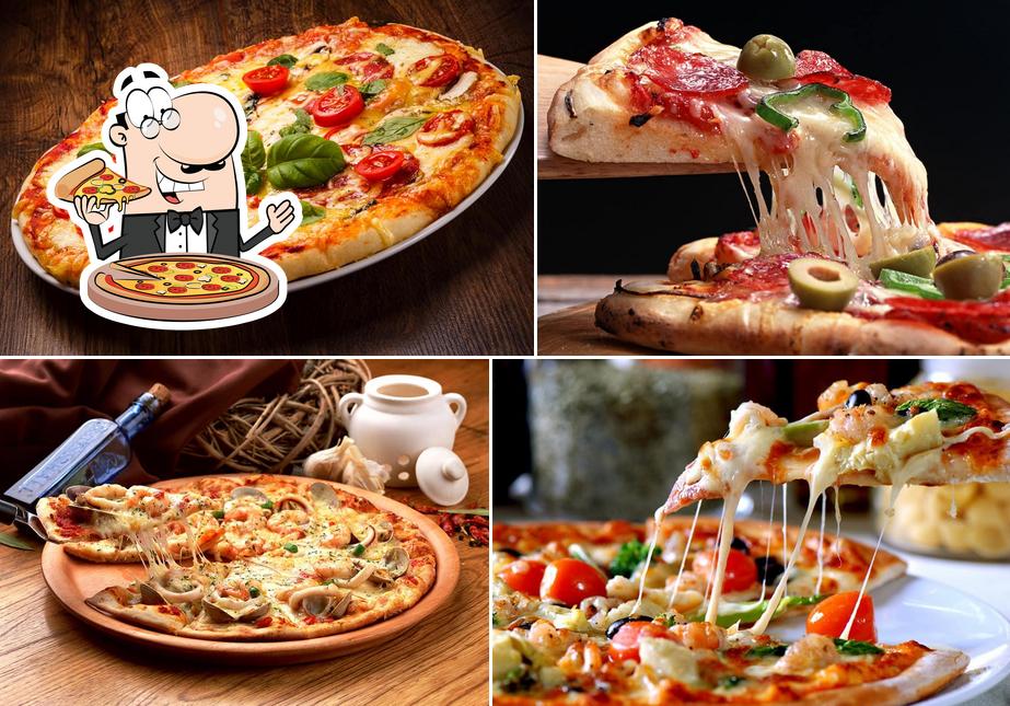 Try out various types of pizza