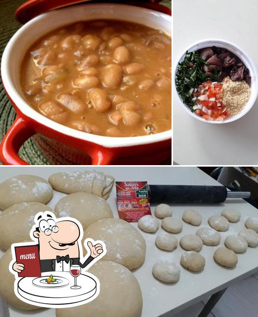 Comida em Sabores da vila marmitaria e pizzaria