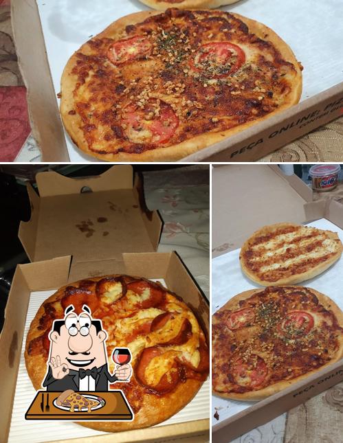 Escolha pizza no Pizza Hut Shopping Pátio Ciane