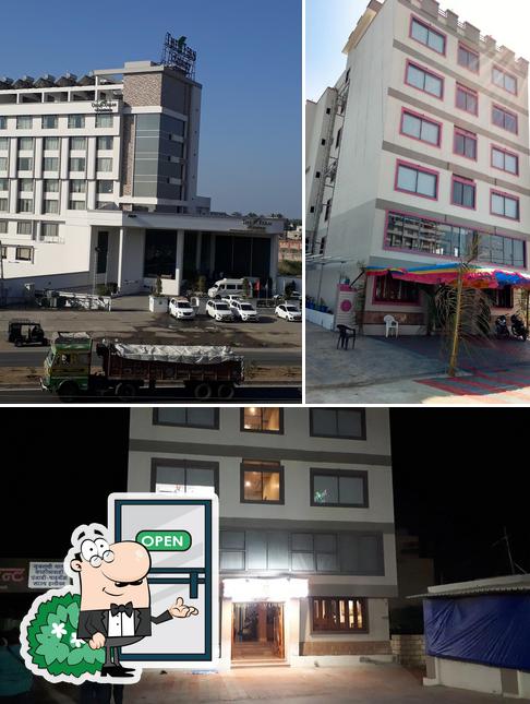 The exterior of Hotel Welcome Somnath