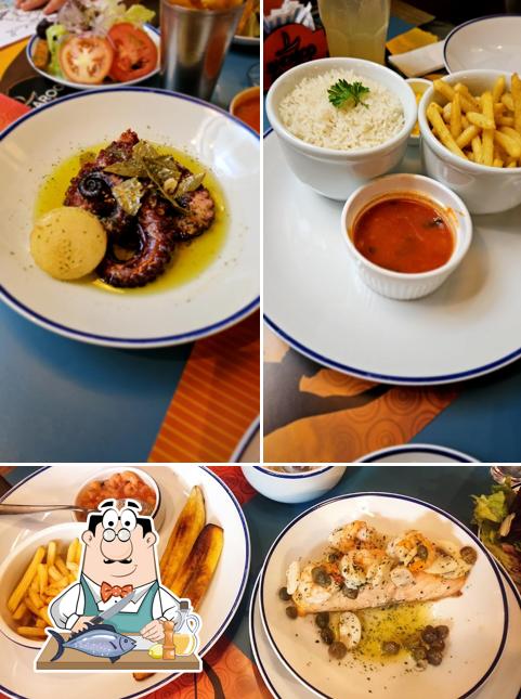 Salmão grelhado em Jangaroo - Fish & Meat