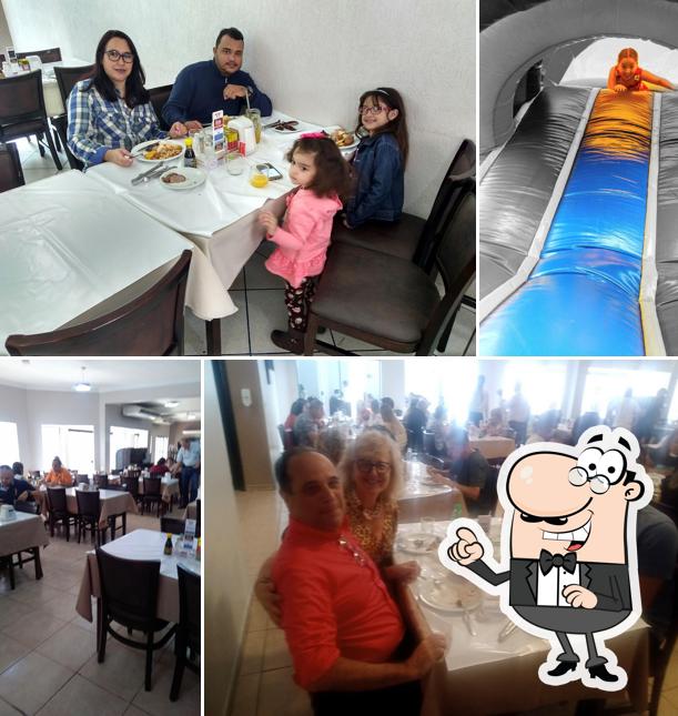 O interior do Churrascaria Estrela do Sul