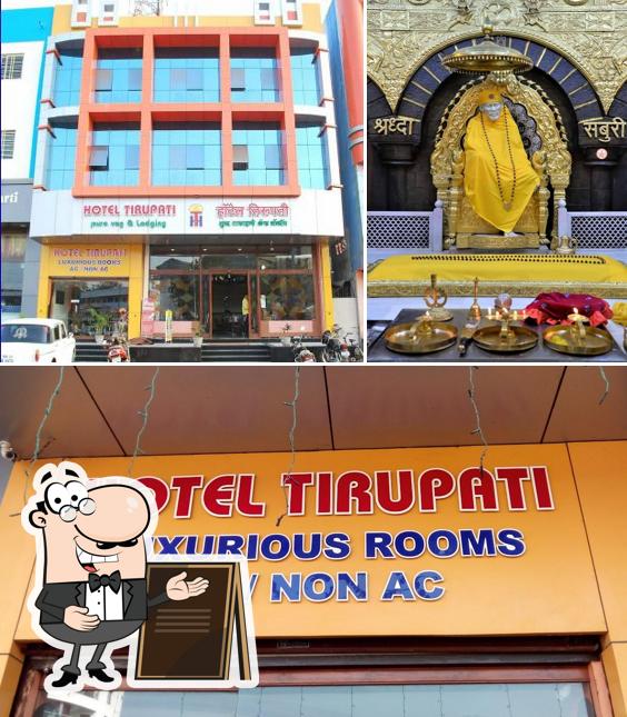 The exterior of HOTEL TIRUPATI & Lodging & Pure Veg. Restaurant