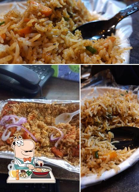 Fried rice at Luckys Spice