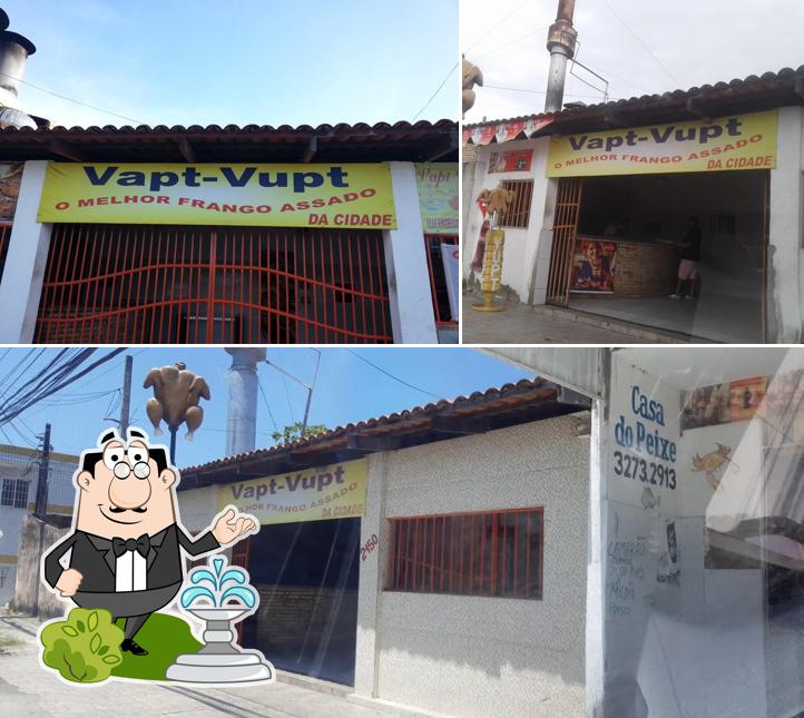 O exterior do Vapt- Vupt