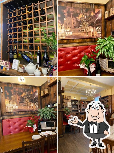 Installez-vous à l'une des tables de Osteria a Modo Mio