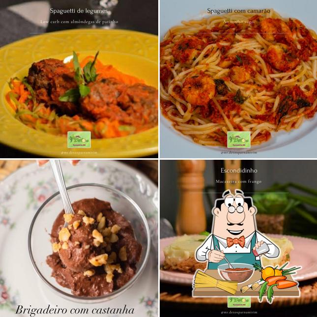 Esparguete à bolonhesa em Mr. Detox Parnamirim