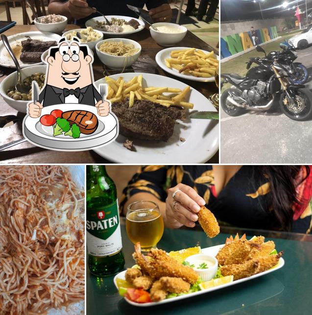 Bife em Churrascaria e Pizzaria Arnaldo Oliveira Parnamirim