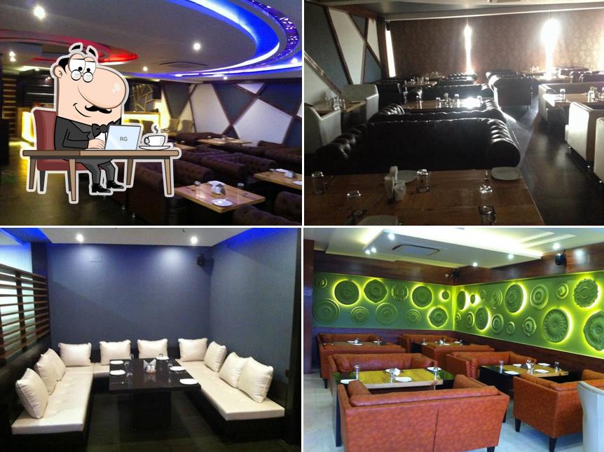 The interior of ozone wine & dine