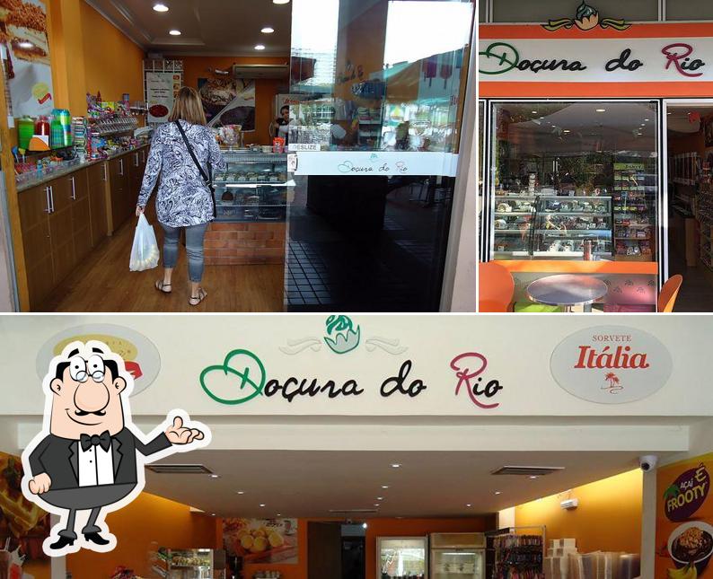 O interior do Doçura do Rio