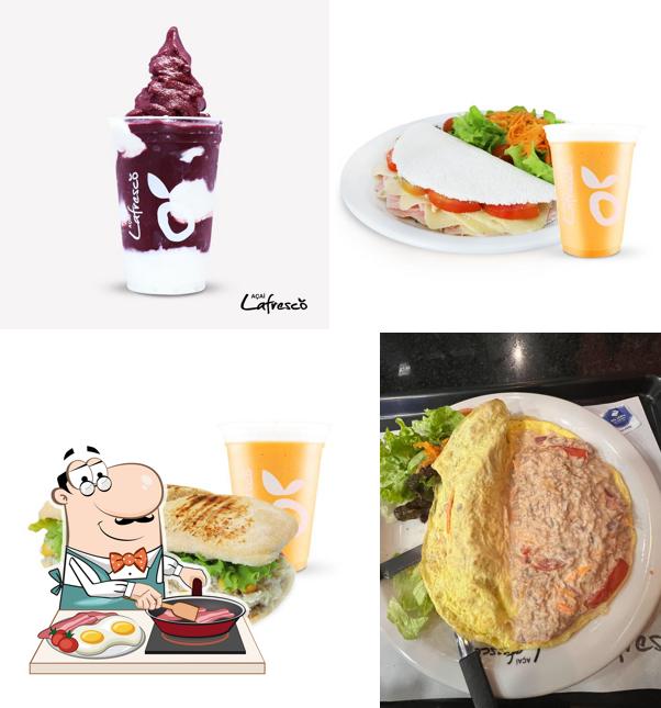 Omeletes em Lafresco Açai