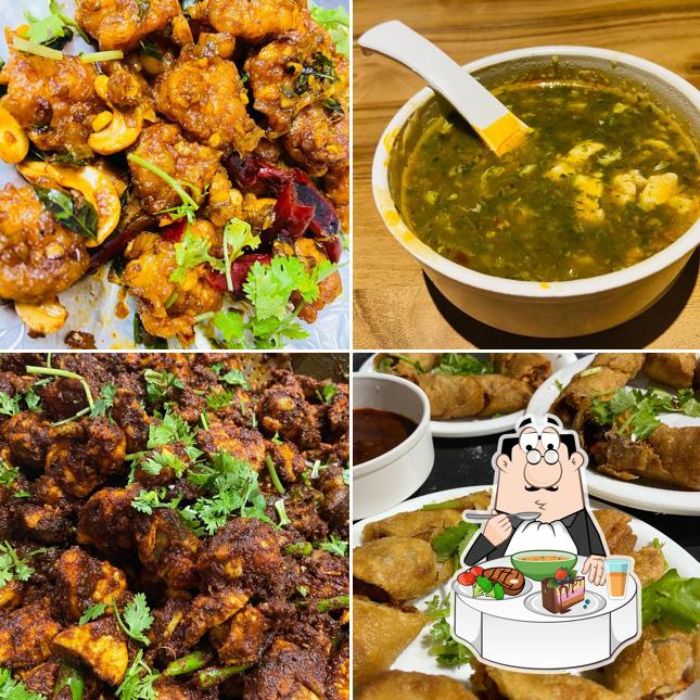 Hot and sour soup at RK Family Restaurant