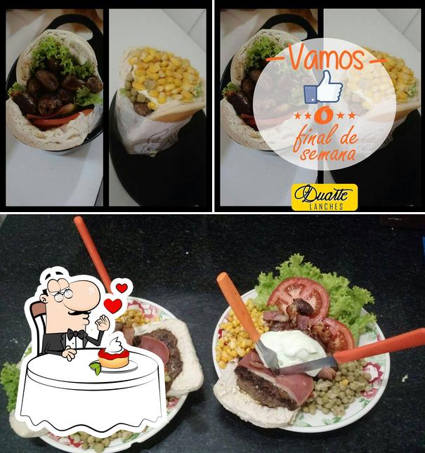 Duarte Lanches serve uma variedade de sobremesas