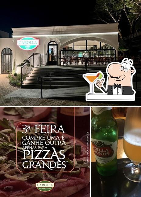 Esta é a foto mostrando bebida e exterior no Carolla Pizza D.O.C. - Maringá