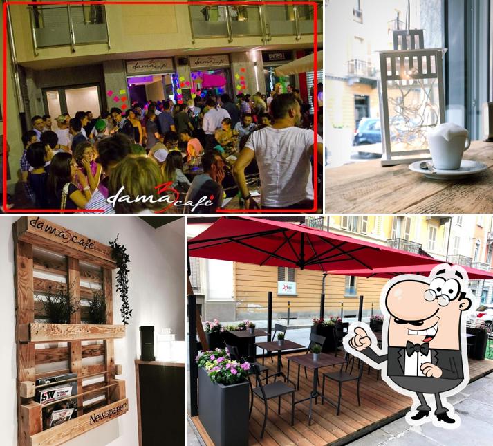 Dai un'occhiata agli interni di Dama3Cafè