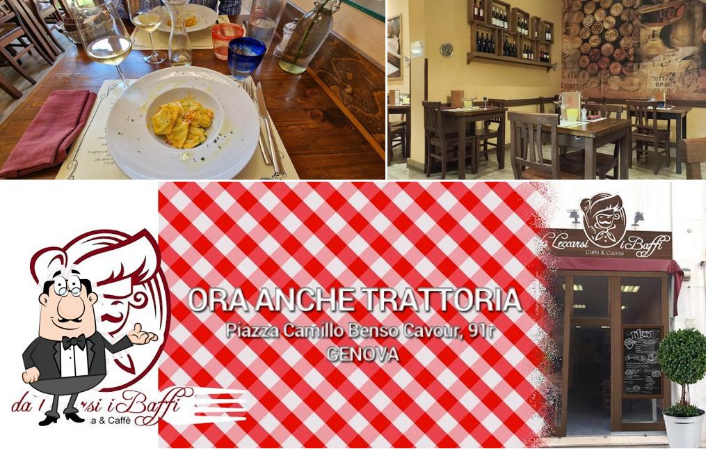 Gli interni di Da Leccarsi i Baffi