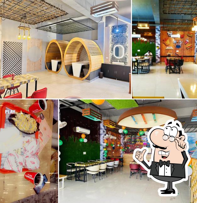 The interior of The crispy Hawkers