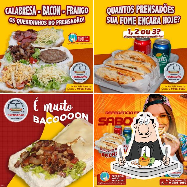 Comida em Prensadão Lanches