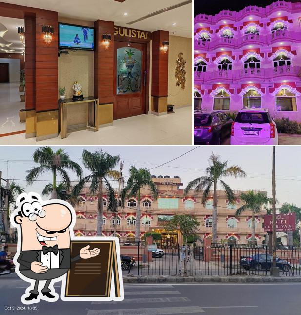 The exterior is an important feature of The Rivaaj Hotel and Banquets Rohtak