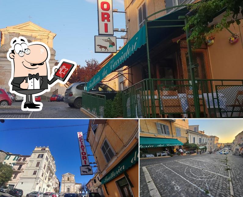 Goditi la vista dall'area esterna di Trattoria dei Cacciatori