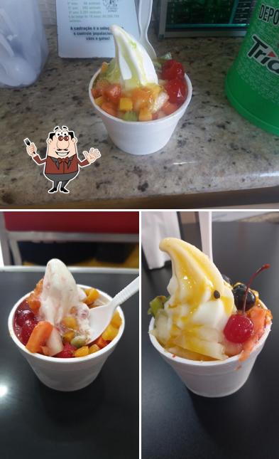 Iogurte gelado em Sabor Irresistível