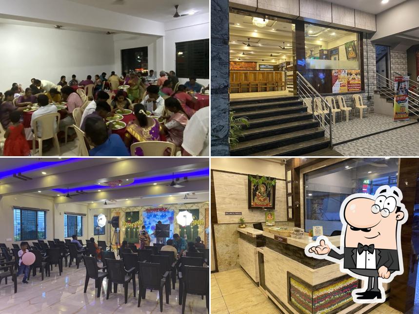 Take a seat at one of the tables at Hotel Savera(Ondipudur)