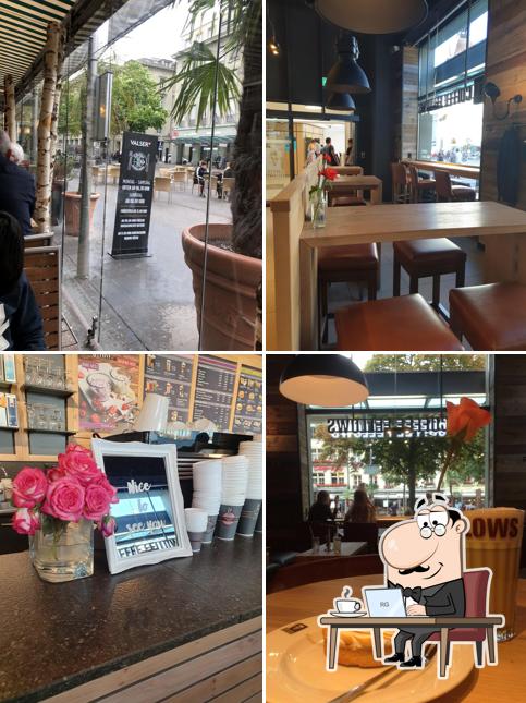 Siediti a un tavolo di Coffee Fellows - Kaffee, Bagels, Frühstück