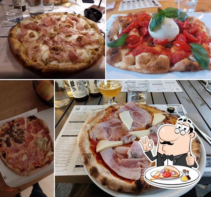 A La Piazzetta, puoi provare una bella pizza