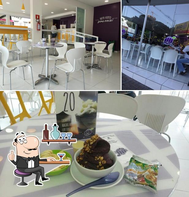 O interior do Trilha do Açaí
