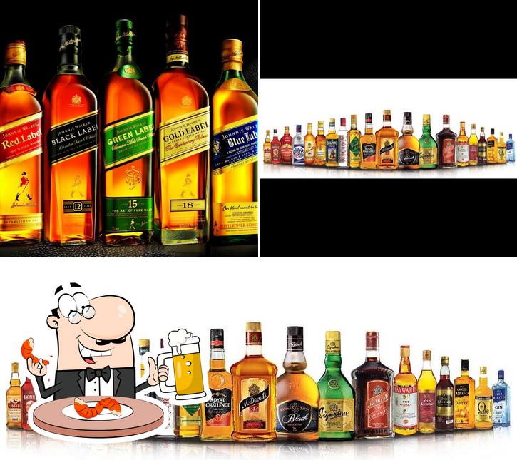 Order a glass of light or dark beer