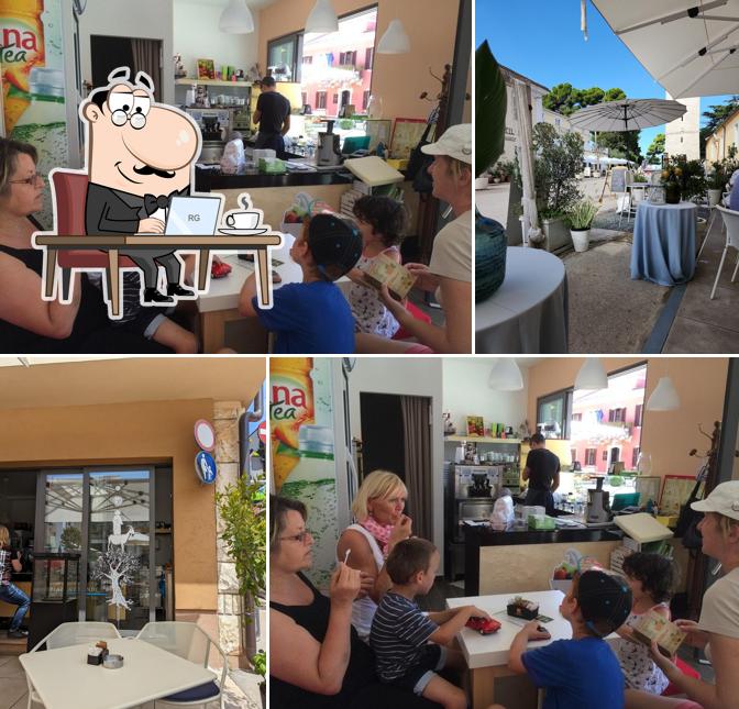 Gli interni di Twist Frozen jogurt & Smoothie bar