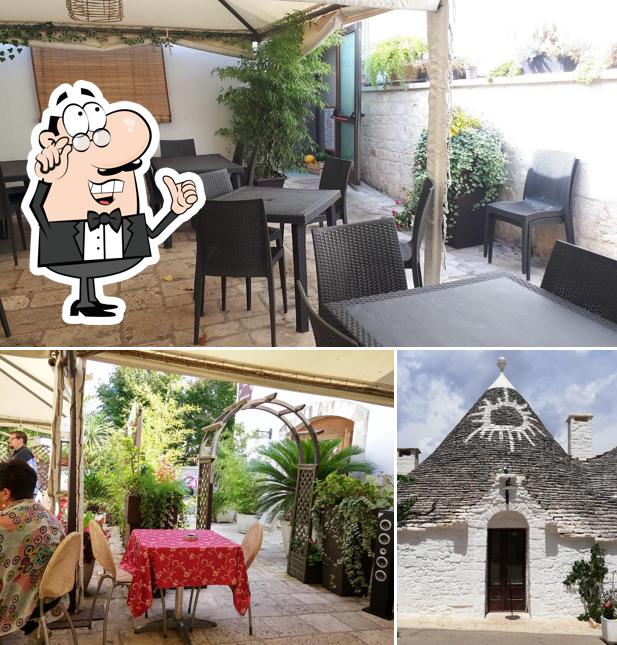 Gli interni di Trullo Del Conte Ristorante Pizzeria