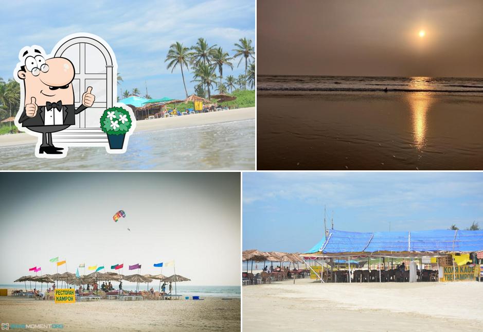 You can get some fresh air at the outside area of CAMRON BEACH SHACK